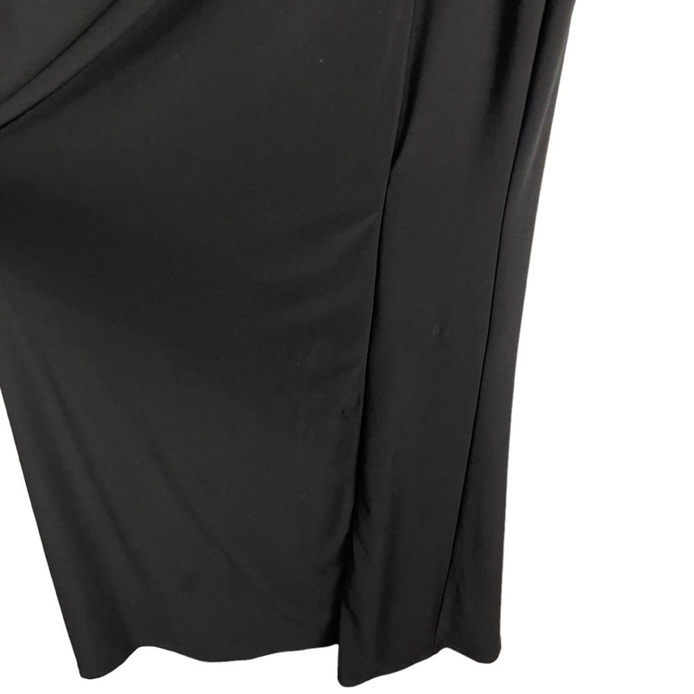 LAUREN RALPH LAUREN DECKER JERSEY SHEER YOKE 1/2 RUFFLE SLEEVE SEQUIN DRESS GOWN - Picture 10 of 14
